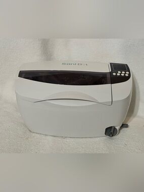 SaniBot White Ultrasonic Cleaner with Digital Controls